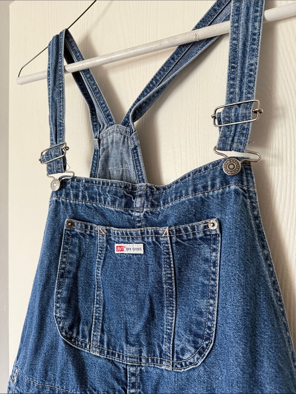 VINTAGE Levi's denim jean overalls Sz. L